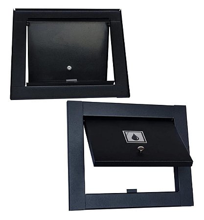 Visor Linear Preto Água