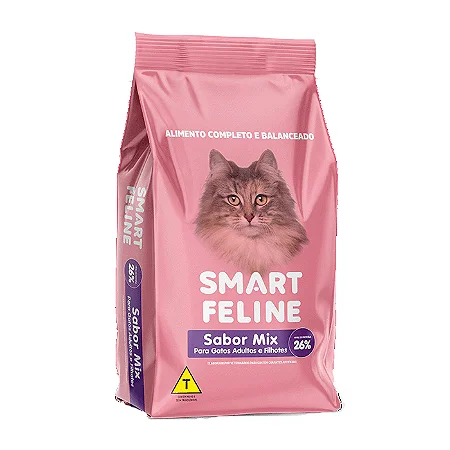 Smart Feline Mix Gatos Adultos e Filhotes