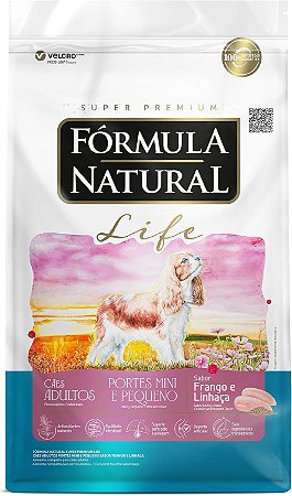 Fórmula Natural Super Premium Life Adultos Mini e Pequeno