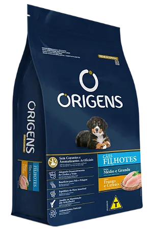 Origens Premium Special Cães Filhotes Médio