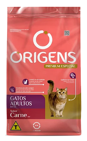 Origens Premium Especial Gatos Adultos Sabor Carne