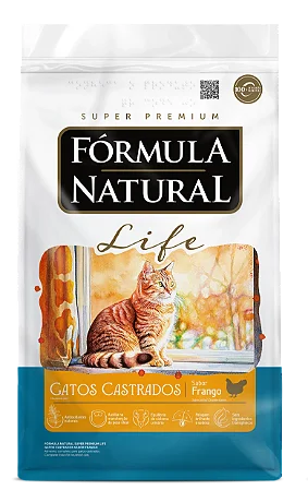 Fórmula Natural Super Premium Life Gatos Castrados Sabor Frango