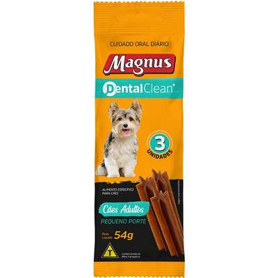 Petisco Magnus Dental Clean para Cães Adultos Porte Pequeno 54G