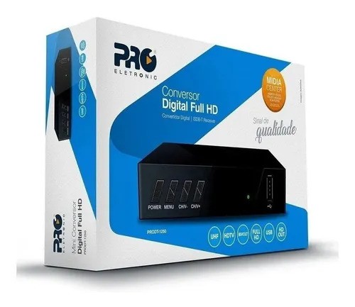 Conversor Digital Full Hd Prodt-1250 Pro Eletronic