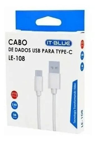 Cabo De Dados Type C Usb 2.0