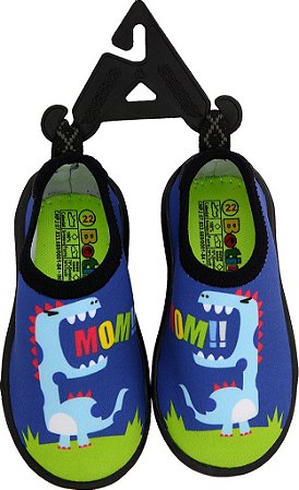 Sapatilha Aquática Híbrida Botinho Dinossauro Azul  BT1400