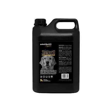 Shampoo 2em1 ANIMAL REPUBLIK Limpa e Condiciona 5L
