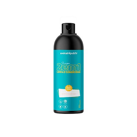 Shampoo 2em1 ANIMAL REPUBLIK Limpa e Condiciona 500ML