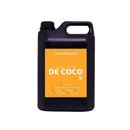 SHAMPOO ANIMAL REPUBLIK NEUTRO DE COCO 5L