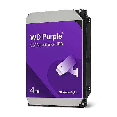 HDD WD PURPLE 4 TB PARA SEGURANCA / VIGILANCIA / DVR - WD43PURZ