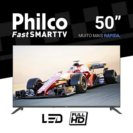 Smart TV 50 Philco 4K LED Dolby Audio Bivolt