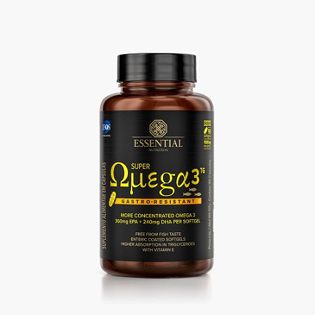 Super Omega 3 TG Gastro-Resistant 1G 90 Caps Essential
