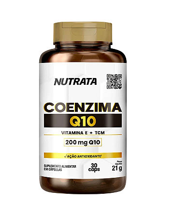 COENZIMA Q10 200MG 30CAPS - NUTRATA
