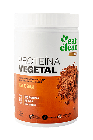 PROTEINA VEGETAL CACAU 600G EAT CLEAN