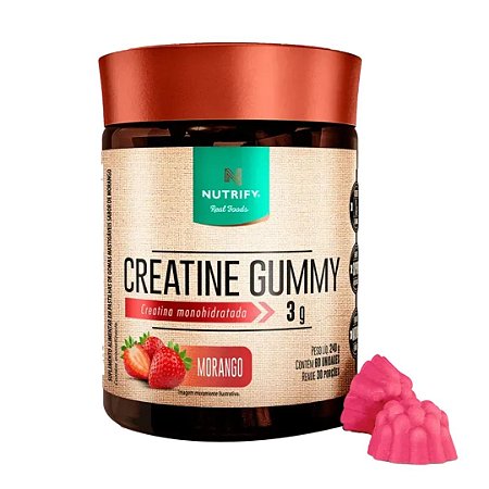 NT CREATINE GUMMY MORANGO 60 U
