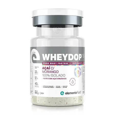 WHEYDOP ISO ACAI C/ MORANGO - 900G
