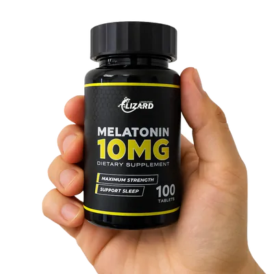 Melatonina 10mg, 100 Comprimidos, Lizard