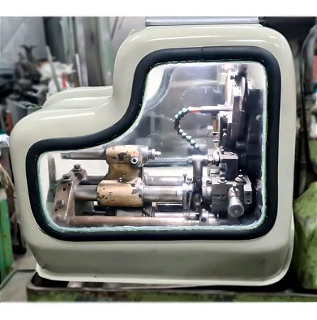 Capa De Proteção De Acrílico Torno Automático