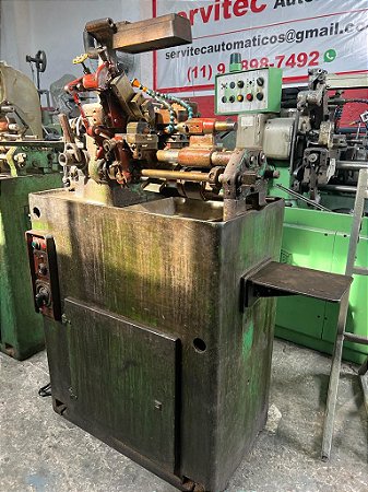 Torno automático A25 usado com dispositivo de fazer Engrenagem