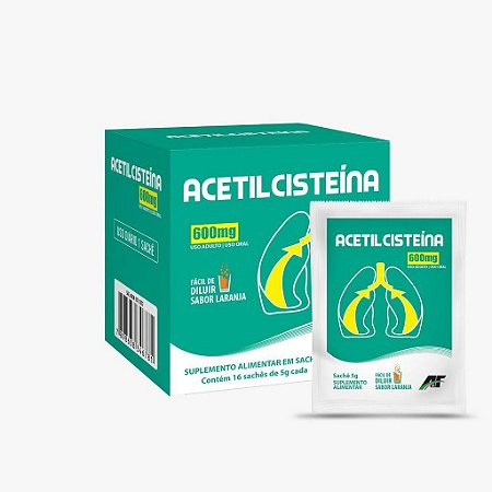 Acetilcisteina 600mg c/ 16 sachês - Eurofito (val. jul/23) - Indaiá ...