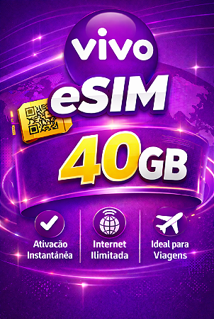 Esim Vivo 40GB de Internet