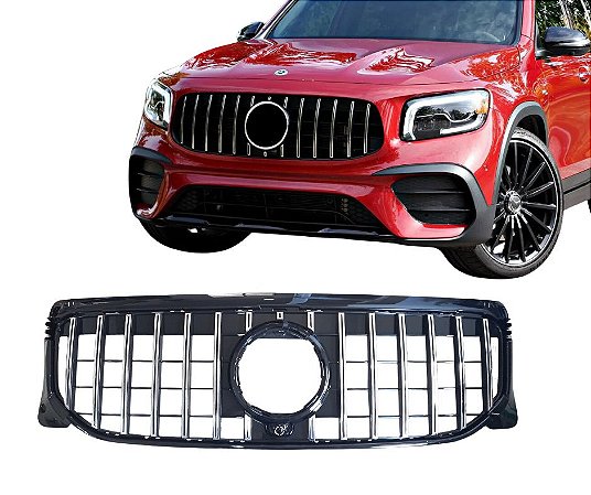 Grade Mercedes GTR Cromado X247 GLB 2020 - 2022