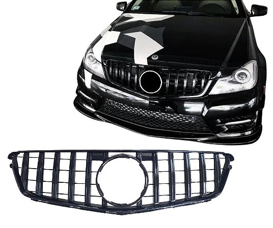 Grade Mercedes Classe C W204 2008 - 2014 GTR BLACK