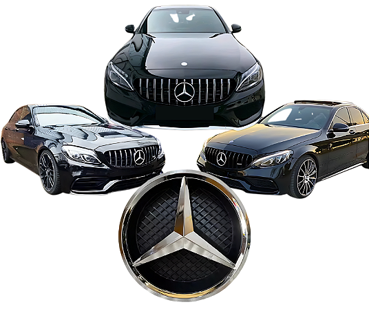 Emblema Estrela Original Mercedes Classe C W205 2015 À 2018