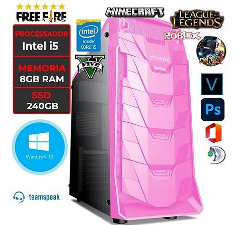 Pc Completo Gamer Com 1000 Jogos! Promoção Com Kit Gamer!