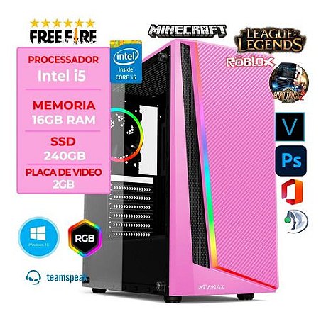 Pc Gamer Barato Intel I5 8gb Ssd 240gb Com Jogos Instalados