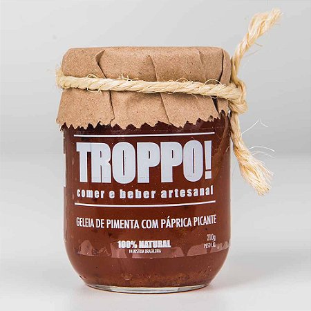 GELEIA DE PIMENTA COM PÁPRICA TROPPO 210G