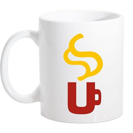 Caneca Branca Sou Java Ícone