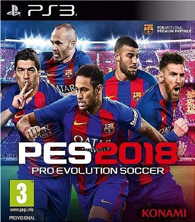 Pro Evolution Soccer 2018 Ps3 Midia digital