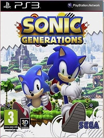 Sonic Generations Ps3 - Mídia Digital