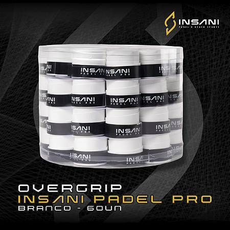 OVERGRIP INSANI BRANCO - POTE C/ 60 UNIDADES
