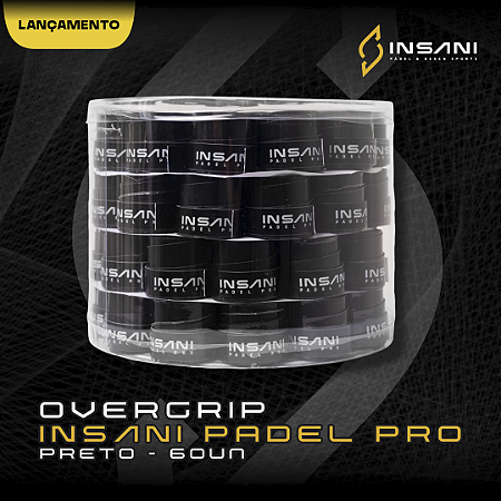 OVERGRIP INSANI PRETO - POTE C/ 60 UNIDADES