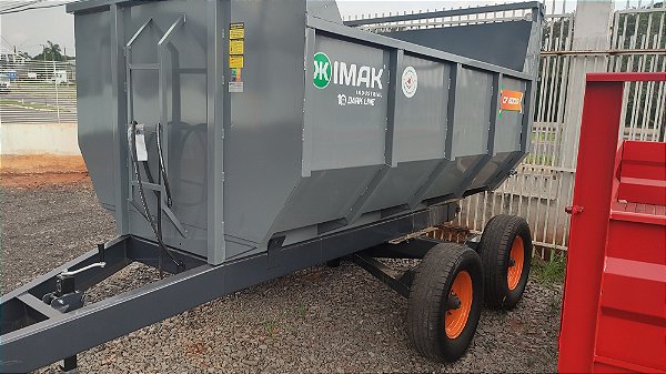 Carreta basculante forrageira 6 toneladas nova