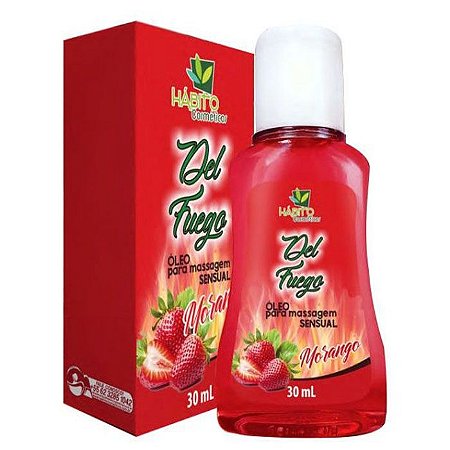 ÓLEO DE MASSAGEM SENSUAL DEL FUEGO 30ML - HÁBITO COSMÉTICOS