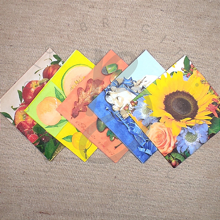 Guardanapos p/Découpage Diversos- Kit 9