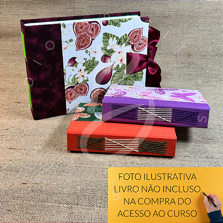 ÁLBUM + LIVRO (Longstitch Viés) - Grupo de Estudos