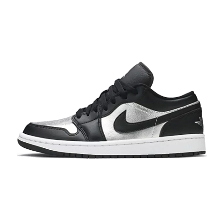 Nike Air Jordan 1 Low "Black Metallic Silver"