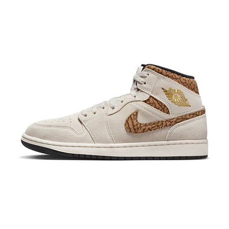 Nike Air Jordan 1 Mid "Brown Elephant"