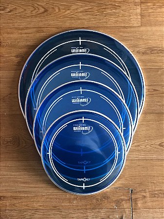 Kit de Peles Williams Target Azul Full (10'',12'',14'' e 16'')