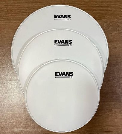 Kit de Peles Evans G1 Coated Fusion (10”, 12”, e 14”)