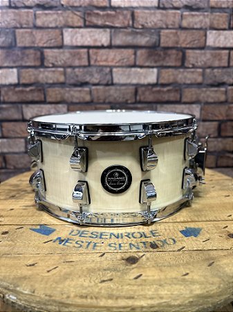 Caixa Nagano Snare Series Classic Beat 14x6,5 - Natural Clear