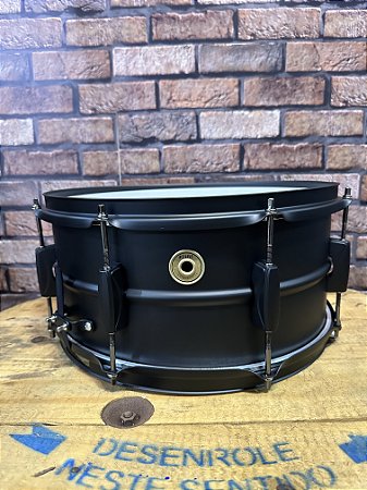 Caixa Tama Metalworks Matte Black Steel Shell 14x6,5”