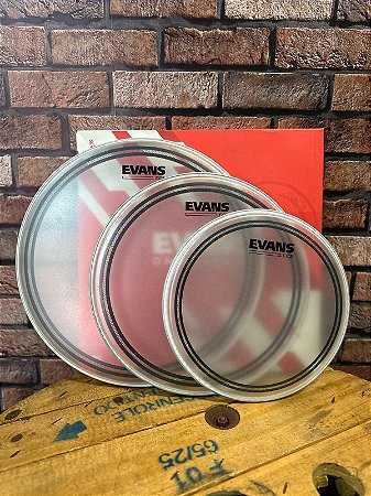 Kit de Peles Evans EC2S Fusion Porosa (10”, 12”, e 14”)