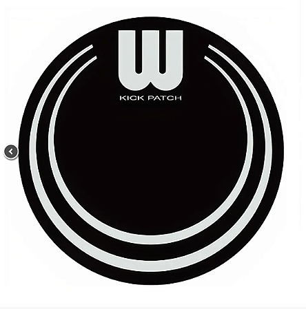 Pad de Bumbo Williams WSPD-BK - Kick Patch Dot Preto