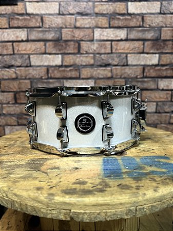 Caixa Nagano Snare Series Classic Beat Silver Sparkle 14x6,5”