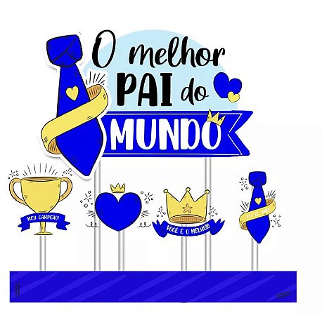 Topo de bolo 2D Diversos temas